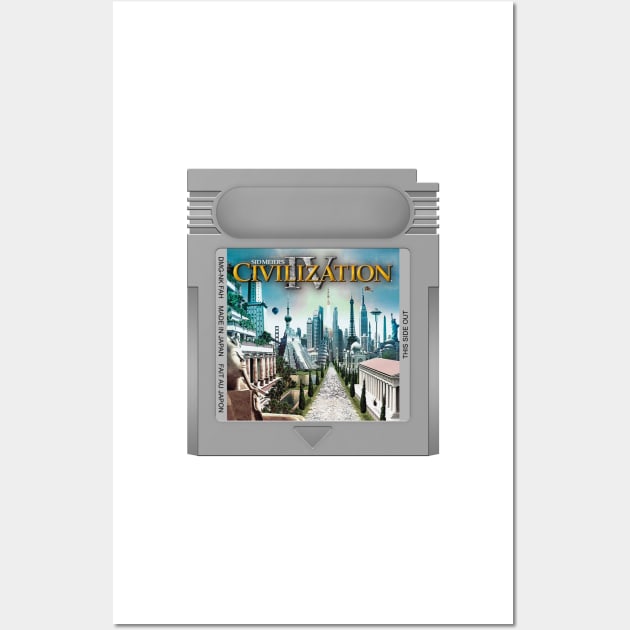 Civ IV Game Cartridge Wall Art by PopCarts